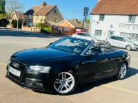 Used Audi A5 Cabriolet S-Line 177 HP (130 kW) 2014 Black Cabriolet