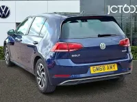 Used VW Golf VII Match 130 HP (95 kW) 2019 Blue Hatchback