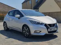Used Nissan Micra Acenta 90 HP (66 kW) 2017 Silver Hatchback
