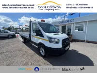 Used Ford Transit S 130 HP (95 kW) 2021 White Cabriolet