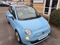 Used Fiat 500 Lounge 69 HP (50 kW) 2013 Blue Hatchback