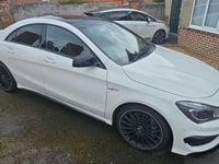 Used Mercedes CLA45 AMG Exclusive 381 HP (280 kW) 2016 White Coupe