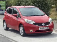 Used Nissan Note Acenta Premium 2016 Red Hatchback