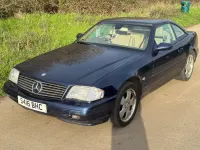 Used Mercedes SL320 1998 Blue Cabriolet
