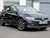 Used VW Polo Life 95 HP (69 kW) 2025 Black Hatchback
