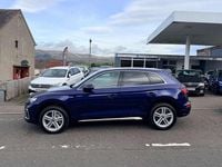 Begagnad Audi Q5 S-Line 2021 Blå SUV