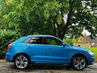 Used Audi Q3 S-line plus 184 HP (135 kW) 2016 Blue SUV