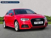 Used Audi A3 S-Line 150 HP (110 kW) 2016 Red Hatchback