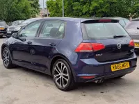 Used VW Golf VII Match 2015 Blue Hatchback
