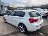 Used BMW 116 Sport Line 2015 White Hatchback