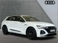 Used Audi Q8 e-tron Black Edition 300 kW (408 HP) 2023 White SUV