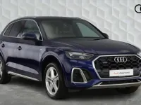 Used Audi Q5 S-Line 261 HP (191 kW) 2023 Blue SUV