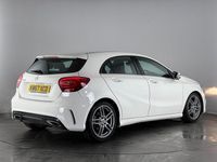 Used Mercedes A160 AMG line 102 HP (75 kW) 2018 White Hatchback