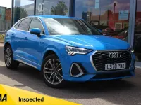 Used Audi Q3 Sportback S-Line 230 HP (169 kW) 2020 Blue SUV