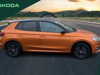 Used Skoda Fabia Design Edition 85 HP (62 kW) 2025 Phoenix orange metallic black magic pearl effect Hatchback