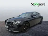 Used Mercedes E220 AMG line 191 HP (140 kW) 2018 Black Sedan