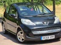 Used Peugeot 107 68 HP (50 kW) 2009 Black Hatchback