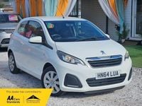 Begagnad Peugeot 108 Active 68 HK (50 kW) 2014 Vit Halvkombi