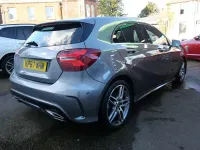 Usado Mercedes A200 AMG Line Premium Plus 136 HP (100 kW) 2017 Cinzento Citadino