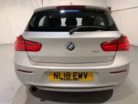 Used BMW 118 Sport Line 136 HP (100 kW) 2018 Silver Hatchback