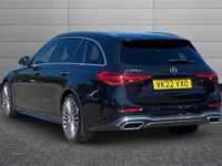 Second-hand Mercedes C220 AMG Line Premium 200 CP (147 kW) 2022 Negru Break