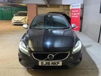 Used Volvo V40 R-Design 122 HP (89 kW) 2016 Black Hatchback