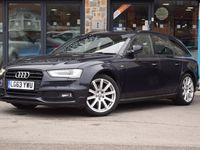 used Audi A4 A4 2013 63Avant 2.0 TDI S line Multitronic Euro 5 s/s 5dr Diesel Blue