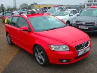 Used Volvo V50 SE Lux 115 HP (84 kW) 2011 Red Estate