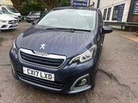 Used Peugeot 108 Allure 82 HP (60 kW) 2017 Blue Hatchback