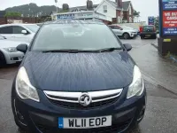 Used Vauxhall Corsa 100 HP (73 kW) 2011 Blue Hatchback