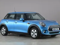 Begagnad Mini Cooper Hatch 2015 Blå Halvkombi