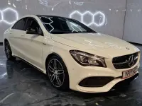 Used Mercedes CLA220 AMG line 177 HP (130 kW) 2017 White Coupe