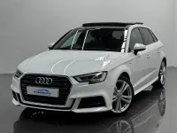 Used Audi A3 S-Line 2016 White Hatchback