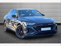Begagnad Audi Q8 e-tron Black Edition 250 kW (340 HK) 2023 Grå SUV