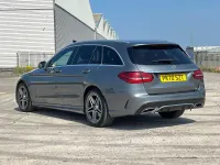 Used Mercedes C200 AMG line 198 HP (145 kW) 2020 Grey Estate