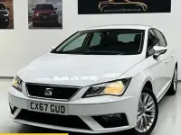 Used Seat Leon SE Dynamic 110 HP (80 kW) 2017 White Hatchback