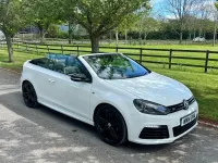 Used VW Golf Cabriolet R 2014 White Cabriolet