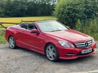 Used Mercedes E250 Sport Edition 2012 Red Cabriolet