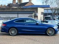 Used Mercedes C200 AMG Line Premium 184 HP (135 kW) 2016 Blue Coupe