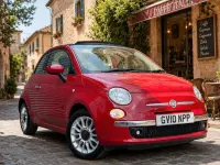 Used Fiat 500C Lounge 2010 Red Cabriolet