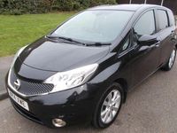 Used Nissan Note Tekna 90 HP (66 kW) 2014 Black Hatchback