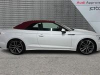 Used Audi A5 Cabriolet S-Line 204 HP (150 kW) 2022 White Cabriolet