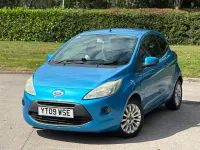 Used Ford Ka Zetec 2009 Blue Hatchback