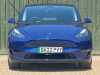Used Tesla Model Y Long Range AWD 378 kW (514 HP) 2022 Blue SUV