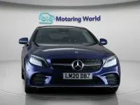 Used Mercedes C300 AMG line 258 HP (189 kW) 2020 Blue Coupe