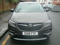 Used Vauxhall Grandland X Sport 130 HP (95 kW) 2018 Grey SUV