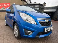 Used Chevrolet Spark LT 2010 Blue Hatchback