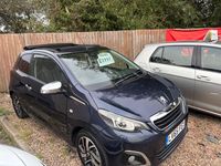 Used Peugeot 108 Allure 82 HP (60 kW) 2015 Blue Hatchback