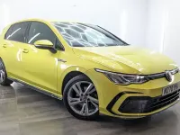 Used VW Golf VII R-line 150 HP (110 kW) 2021 Yellow Hatchback