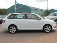 Used Skoda Fabia SE L 94 HP (69 kW) 2021 Moon white metallic Hatchback